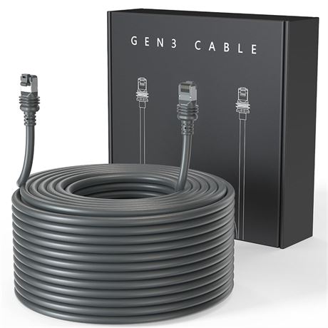 LUCMO Câble Starlink 100 pi/30 m pour Standard 4/4X/Gen 3/V4/V5