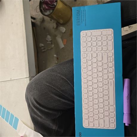 Clavier sans fil RAPOO pour PC et portable, 2,4 GHz et Bluetooth, 99 touches
