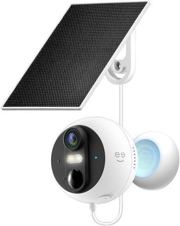 Geeni Perch 3MP Magnetic Battery Camera, Solar Panel, 2K – Caméra