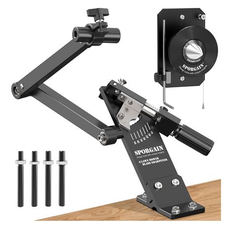 SporGain Lawn Mower Blade Sharpener Balancer