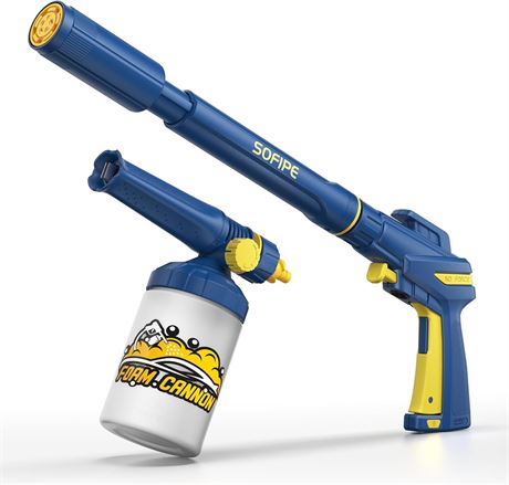 5-in-1 Pressure Washer Gun Foam Cannon 5 Nozzles