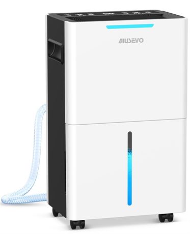 AIUSEVO 21 Pint Dehumidifier with Drain Hose for 1500 Sq.Ft Basement