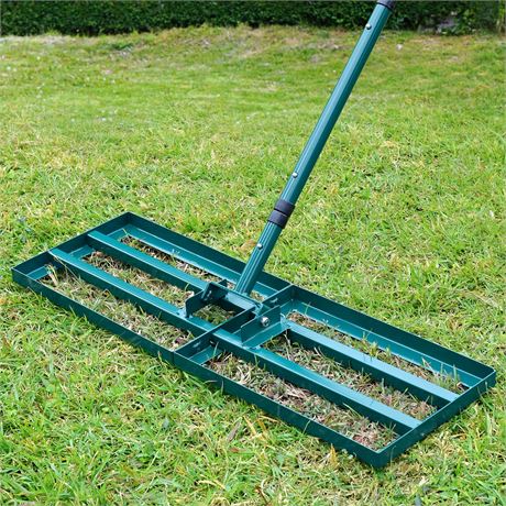 Lawn Leveling Rake Stainless Steel 78 Adjustable
