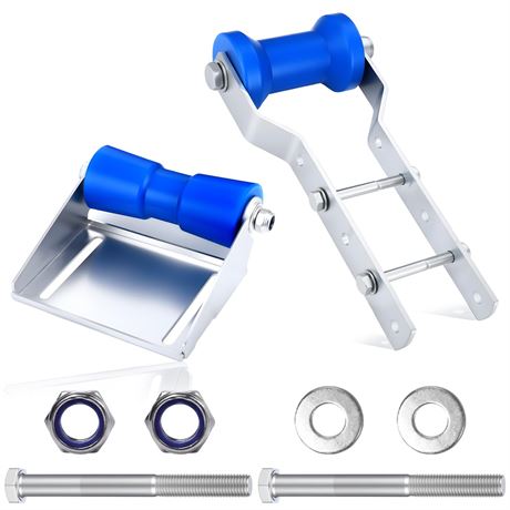 Lounsweer 2 Pcs Marine Boat Trailer Roller Kit - 8" & 5" Anti-Corrosion