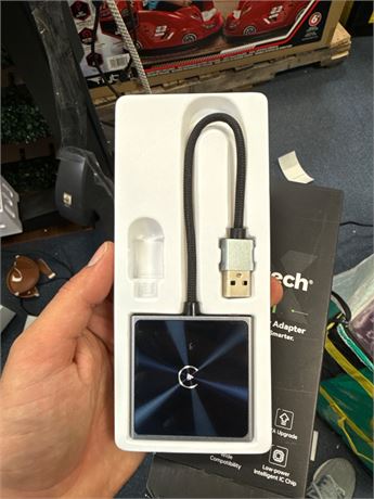 Wireless CarPlay Adapter for iPhone, with USB-A to USB-C Dongle
