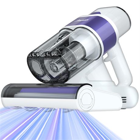 BNEJEN Mattress Vacuum Cleaner 16Kpa UV-C Light 500W Handheld Corded