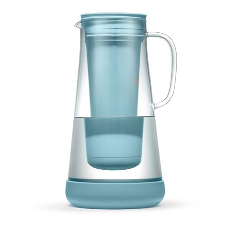 Water Filter Pitcher 7-Cup Glass BPA-Free