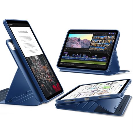 ESR for iPad Air 13 Inch Case M4/M3/M2 (2026/2025/2024), Blue
