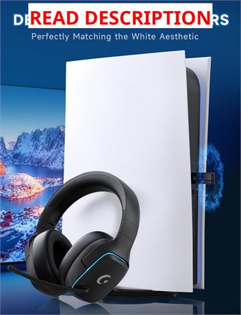 Gvyugke 2.4GHz Wireless Gaming Headset PS5/PS4/PC/Switch, Matte Black
