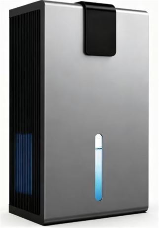 Dehumidifier 98 OZ Water Tank 1000 sq.ft Quiet Auto Shut Off 7 Color Light Black