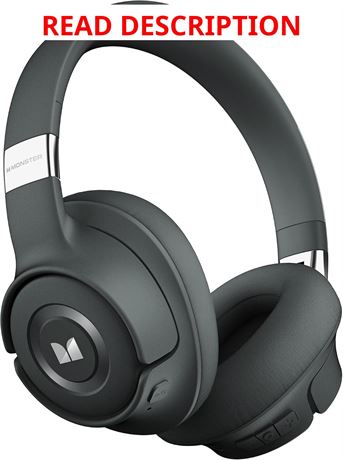 Casque Bluetooth Monster Persona SE avec ANC, 60 h d'autonomie, gris