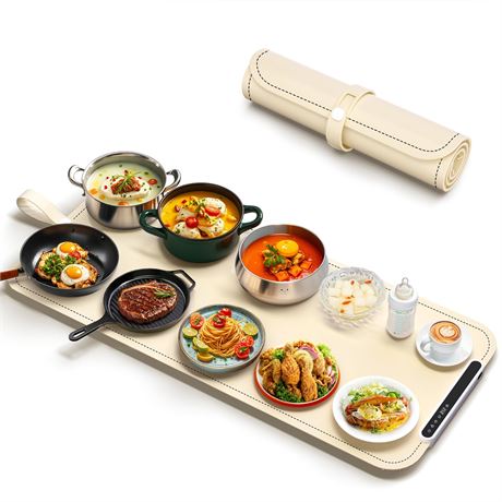 Electric Warming Mat Food Tray XXL 36x16 inch