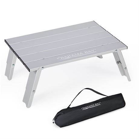 Old Bahama Bay Ultralight Aluminum Foldable Mini Beach Table, 66 lb Capacity