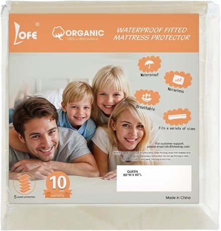 Lofe Mattress Protector, Queen