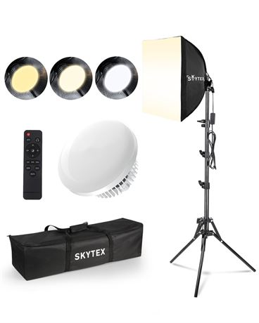 Skytex Softbox Lighting Kit 16x16in Soft Box 1Pack Upgrade 135W – Éclairage