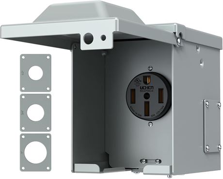 Boîtier de prise 50 A RV/VE, NEMA 14-50R étanche, homologué ETL