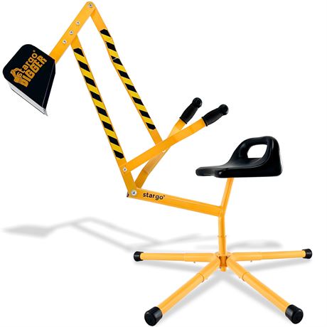 Stargo Sand Digger Kids Excavator Ride-On Toy 360 Rotating