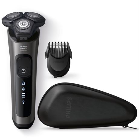 Philips Norelco Shaver 6000, Rechargeable Wet & Dry Shaver with 2-in-1 – Rasoir