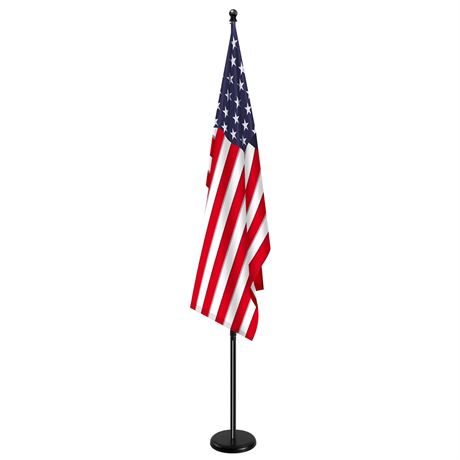 SENZHIYI Indoor Telescoping Flag Pole 6-8 FT