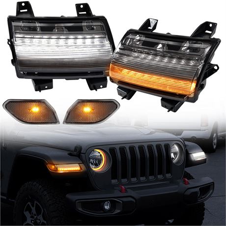 KEWISAUTO LED Fender Flares Light Kit for 2018-2022 Jeep Wrangler JL – Ailes