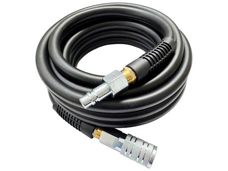 SANFU Hybrid Air Hose 1/2”ID x 25FT, Burst 1200PSI, Black(25’)