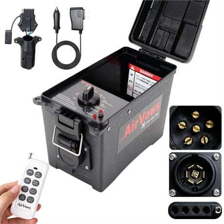 Trailer Light Tester Box with Remote Control Function,98FT Max Remote – Testeur