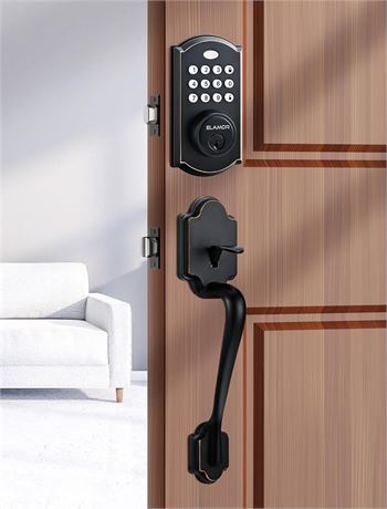 ELAMOR M19 Keyless Entry Deadbolt Lock Set, 50 Codes, 2 Keys – Serrure