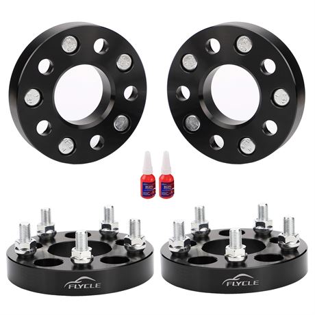 FLYCLE 1 inch Wheel Spacers 5x114.3mm for Wrangler Mustang