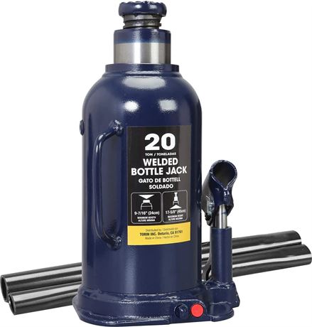Big RED AT92003UR Torin Welded Hydraulic Car Bottle Jack for Auto Repair and
