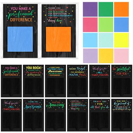 Motipuns 72 Pc Sticky Note Pad Holder Teacher Set