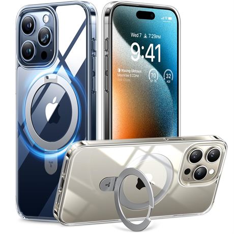 TORRAS Magnetic iPhone 15 Pro Max Case MagSafe Clear