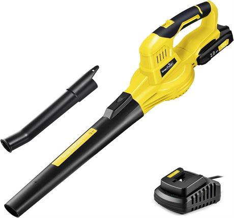 Souffleuse à feuilles sans fil SnapFresh 20V, 2 vitesses, 2,0 Ah