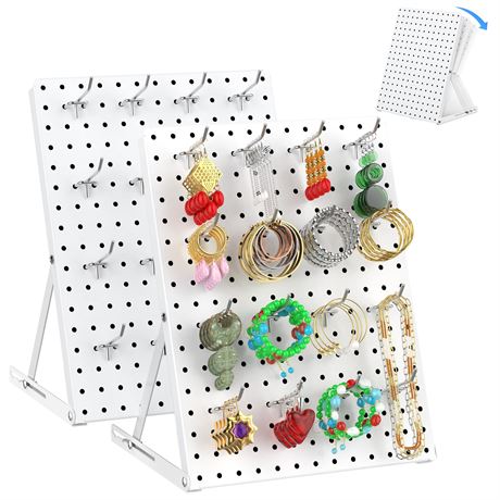 Hogurity 2-Pack Pegboard Display Stand 16x12in