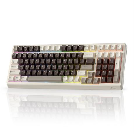 RK ROYAL KLUDGE F99 Wireless Mechanical Keyboard, Gasket Structure
