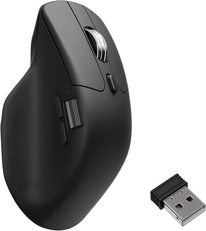 Keychron M6 Wireless Optical Mouse, Tri-Mode 2.4GHz/Bluetooth, PixArt