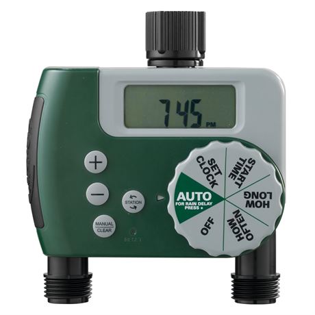 Orbit Programmable Digital Hose Timer 2-Outlet