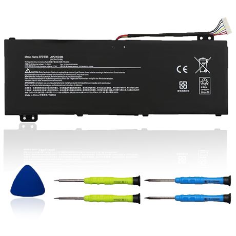 OUWEE AP21D8M Laptop Battery for Acer Nitro 5/16 AN515 AN16-51 ANV15-51 15.4V