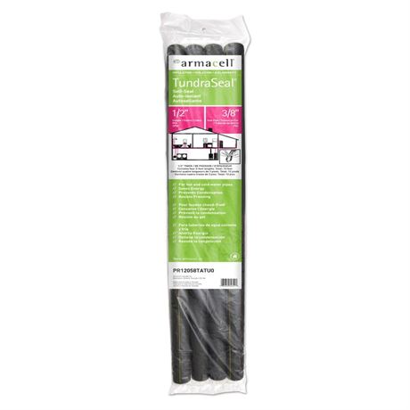 Armacell TundraSeal Self-Sealing 1/2 in. x 3 ft PE Foam Pipe Insulation