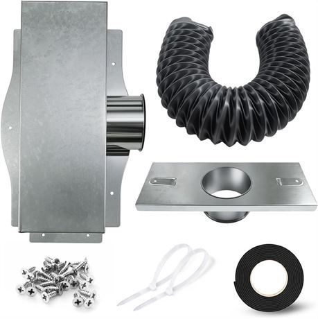 Floor Vent Toe-Kick Duct Kit for 4x10, 4x12 & 6in Round Boot – Conduit
