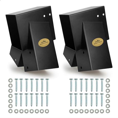 MIXXIDEA 2 Swing Set Brackets for Swing Set A-Frame Heavy Duty with All