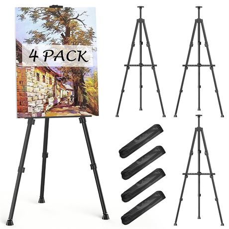 Easels for Painting Canvas, Aredy 66" Art Easel for Drawing, Portable Painting