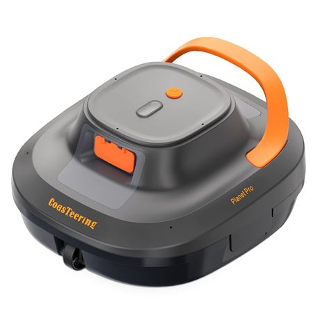 CoasTeering Pool Vacuum Robot 200 Mins Runtime Dual Motors 1219 Sq.ft