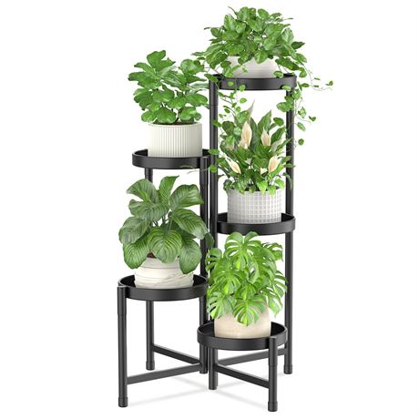 iDavosic.ly 5-Tier Metal Corner Plant Stand