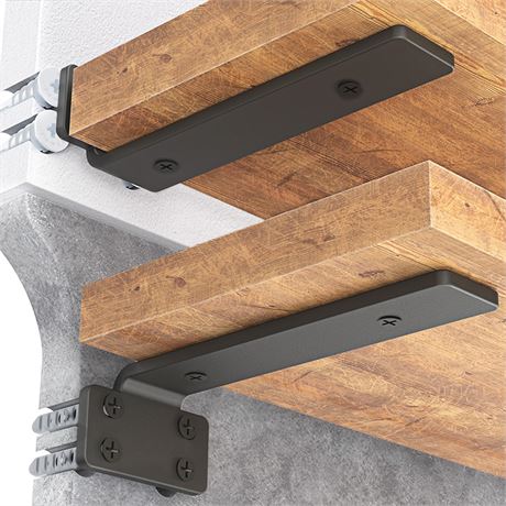 Goovilla Shelf Bracket, Floating Shelf Brackets 12 inch Long, 12 – Équerres