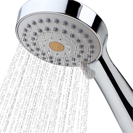 HO2ME High Pressure Handheld Shower Power Boost Chrome