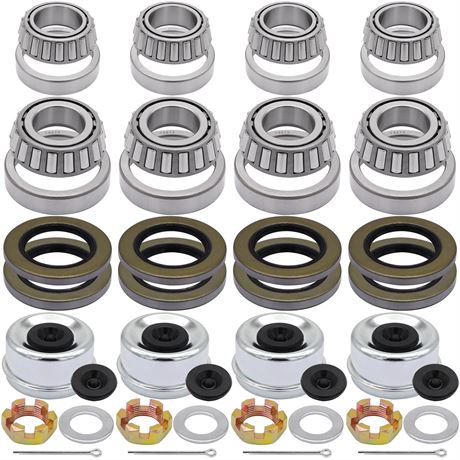 Ruikarhop Boat Trailer Bearing Kits 4 Sets 5200-7000LB
