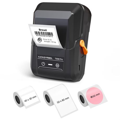 SUPVAN T50M Pro Bluetooth Label Maker Machine with 3 Tapes, Set 1