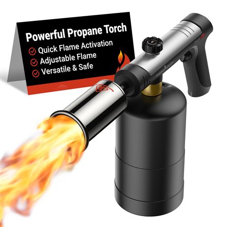 ThermoMaven Propane Torch Gun, One-Touch Max Fire Flame Thrower – Chalumeau