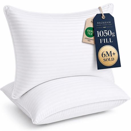 Beckham Hotel Collection Queen Bed Pillows Set of 2