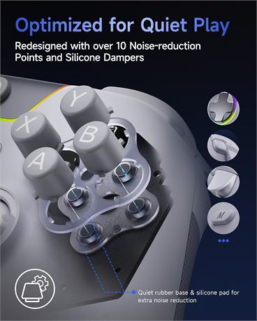 EasySMX X05Pro Wireless Controller for PC/Switch/Android | Hall Joysticks